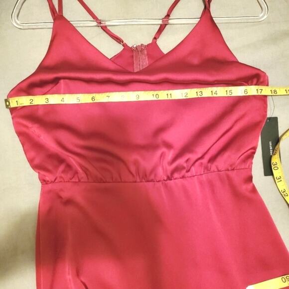 NWT Lulu's blouson flouncy mini dress Size Small. - Picture 7 of 7